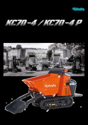 Bennes à chenilles Kubota KC70-4