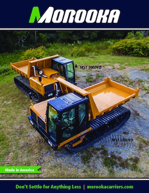 Bennes à chenilles Morooka MST 300 VD
