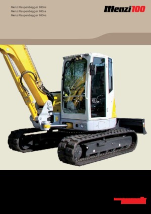 Excavatrice sur chenilles Menzi 100na