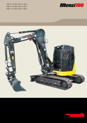 Excavatrice sur chenilles Menzi 100na