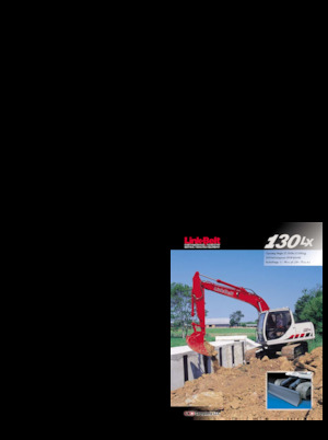 Excavatrice sur chenilles Link-Belt 130 LX