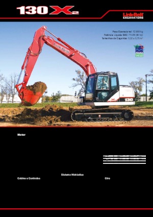 Excavatrice sur chenilles Link-Belt 130 X2