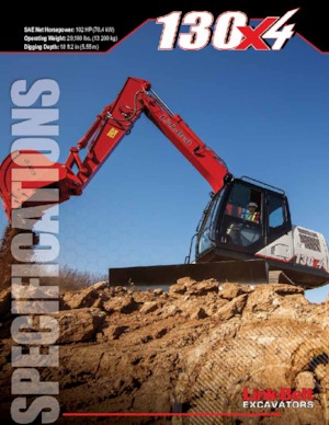 Excavatrice sur chenilles Link-Belt 130 X4