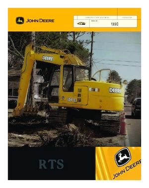 Excavatrice sur chenilles John Deere Construction 135C