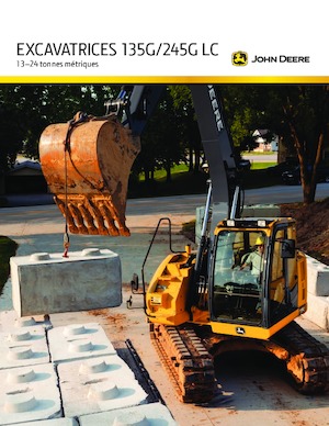 Excavatrice sur chenilles John Deere Construction 135G