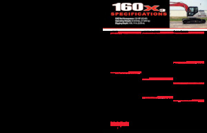 Excavatrice sur chenilles Link-Belt 160 X3