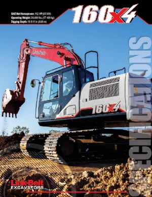 Excavatrice sur chenilles Link-Belt 160 X4