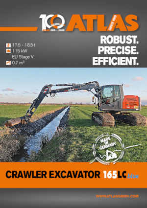 Excavatrice sur chenilles Atlas 165 LC