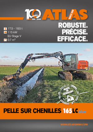 Excavatrice sur chenilles Atlas 165 LC