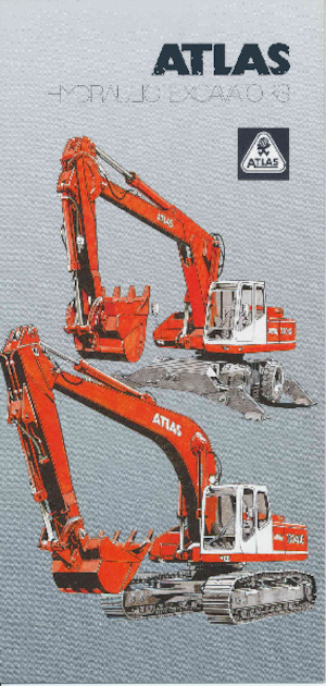 Excavatrice sur chenilles Atlas 1704 