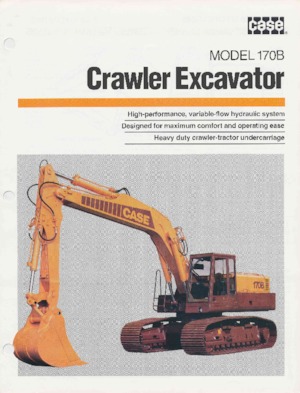 Excavatrice sur chenilles Case 170B