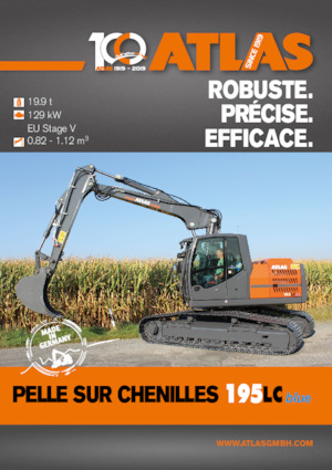 Excavatrice sur chenilles Atlas 195 LC
