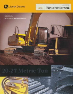 Excavatrice sur chenilles John Deere Construction 200C