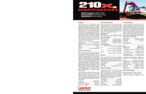 Excavatrice sur chenilles Link-Belt 210 X3