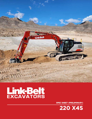 Excavatrice sur chenilles Link-Belt 220 X4S