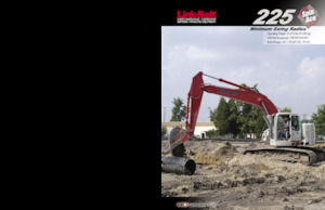 Excavatrice sur chenilles Link-Belt 225 Spin Ace