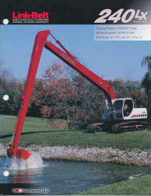 Excavatrice sur chenilles Link-Belt 240 LX Long Front