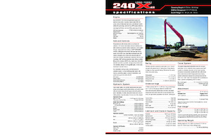Excavatrice sur chenilles Link-Belt 240 X2 Long Front