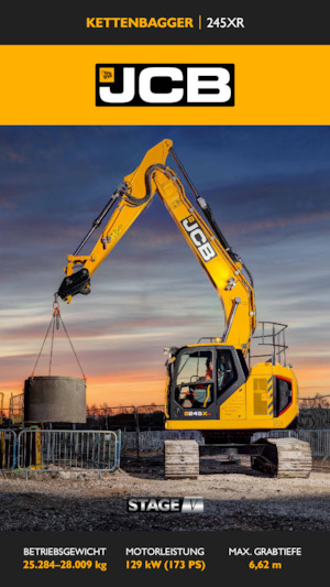 Excavatrice sur chenilles JCB 245XR