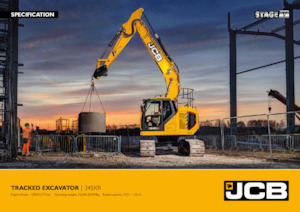 Excavatrice sur chenilles JCB 245XR