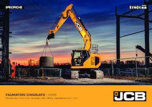 Excavatrice sur chenilles JCB 245XR