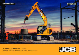 Excavatrice sur chenilles JCB 245XR