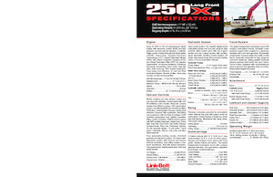 Excavatrice sur chenilles Link-Belt 250 X3 Long Front