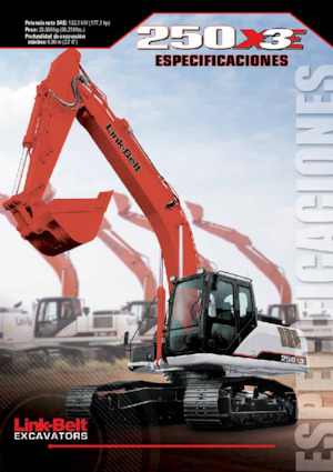 Excavatrice sur chenilles Link-Belt 250 X3E