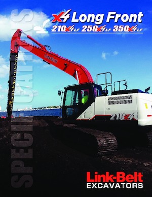 Excavatrice sur chenilles Link-Belt 250 X4 Long Front