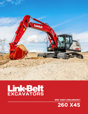 Excavatrice sur chenilles Link-Belt 260 X4S