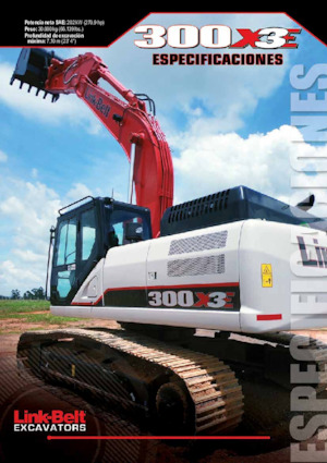 Excavatrice sur chenilles Link-Belt 300 X3E