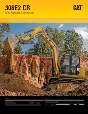 Excavatrice sur chenilles Caterpillar 308E 2 CR