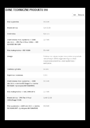 Excavatrice sur chenilles Caterpillar 310