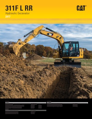 Excavatrice sur chenilles Caterpillar 311 F L RR