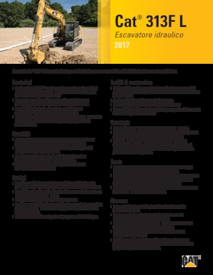 Excavatrice sur chenilles Caterpillar 313F L  