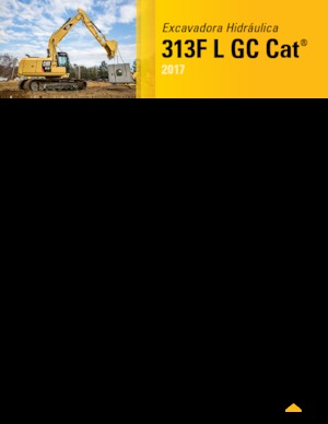 Excavatrice sur chenilles Caterpillar 313F L GC