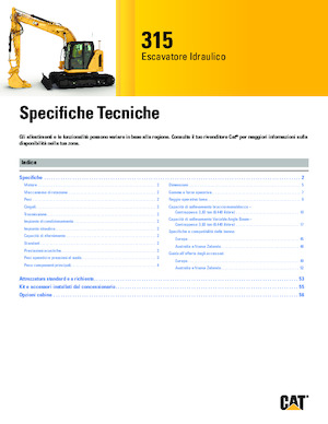 Excavatrice sur chenilles Caterpillar 315