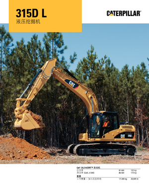 Excavatrice sur chenilles Caterpillar 315D L