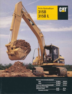 Excavatrice sur chenilles Caterpillar 315B
