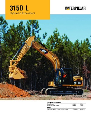 Excavatrice sur chenilles Caterpillar 315D