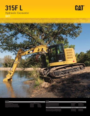 Excavatrice sur chenilles Caterpillar 315F L