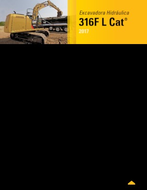 Excavatrice sur chenilles Caterpillar 316F L