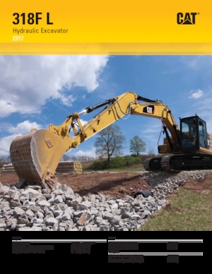 Excavatrice sur chenilles Caterpillar 318F L
