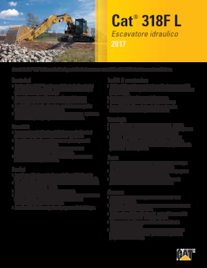 Excavatrice sur chenilles Caterpillar 318F L