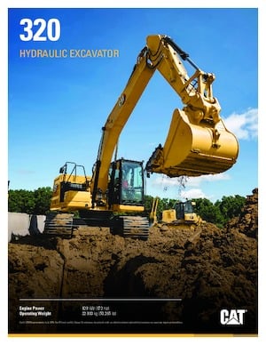 Excavatrice sur chenilles Caterpillar 320