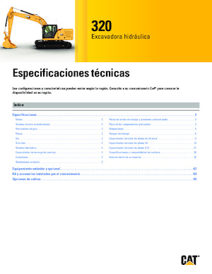 Excavatrice sur chenilles Caterpillar 320