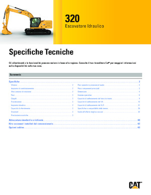 Excavatrice sur chenilles Caterpillar 320