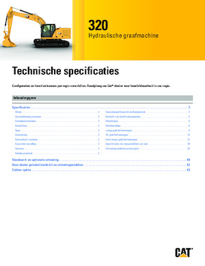 Excavatrice sur chenilles Caterpillar 320
