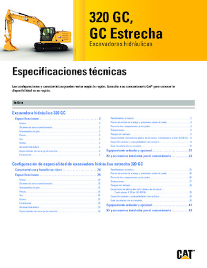 Excavatrice sur chenilles Caterpillar 320GC