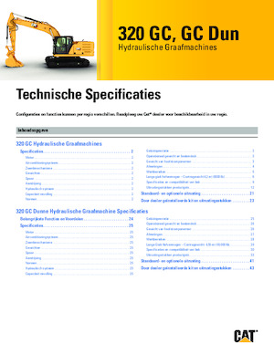 Excavatrice sur chenilles Caterpillar 320GC